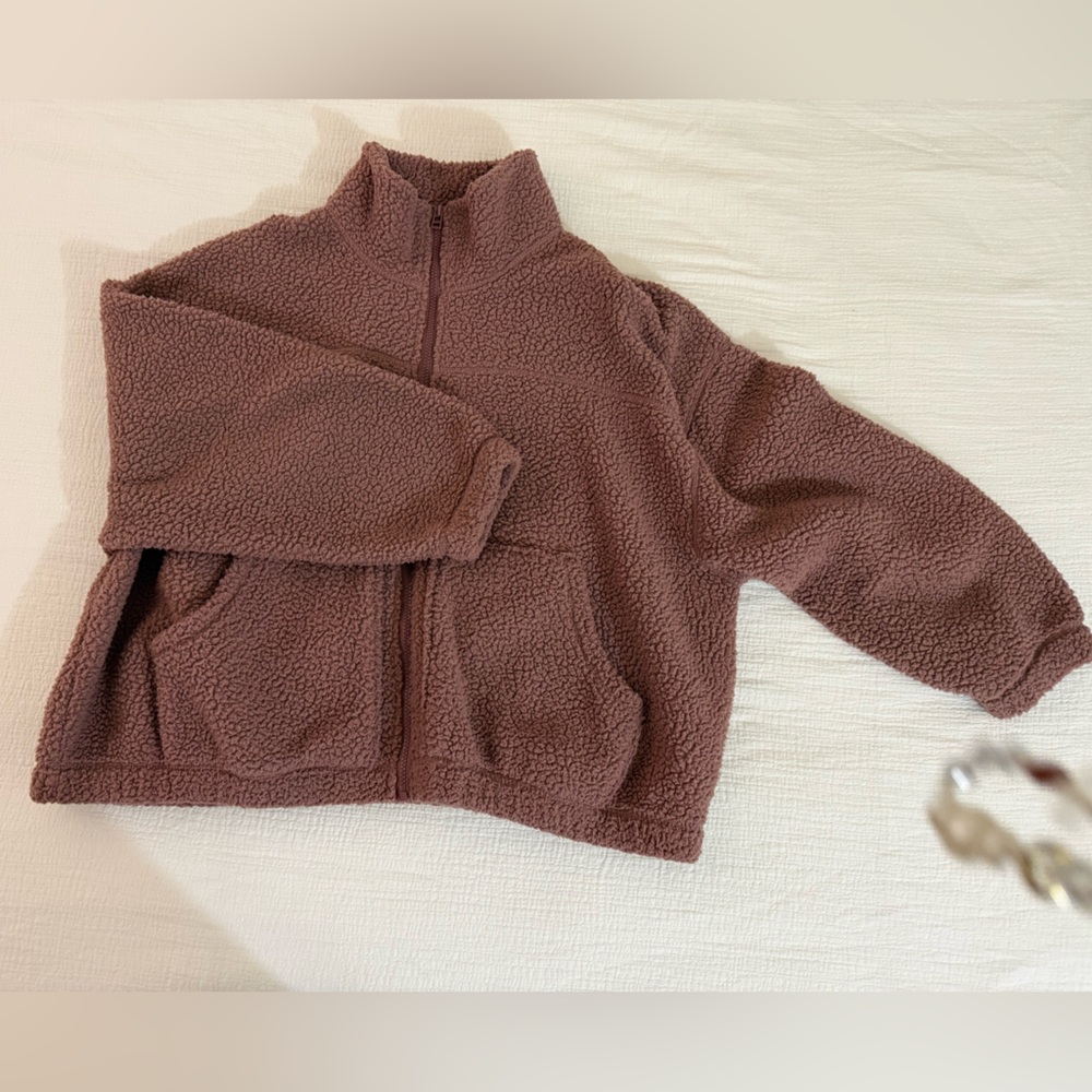 Teddy Jacket in Mauve